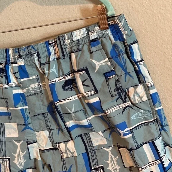 Columbia Backcast II Printed Swim Trunks Blue Fish​​​​​​​​​​ - Picture 11 of 15
